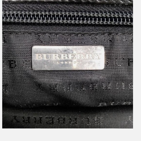 Burberry London Tote Bag Brown PVC - Picture 8 of 9